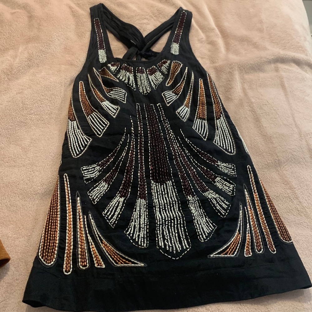 Free people beaded and fully lined dress